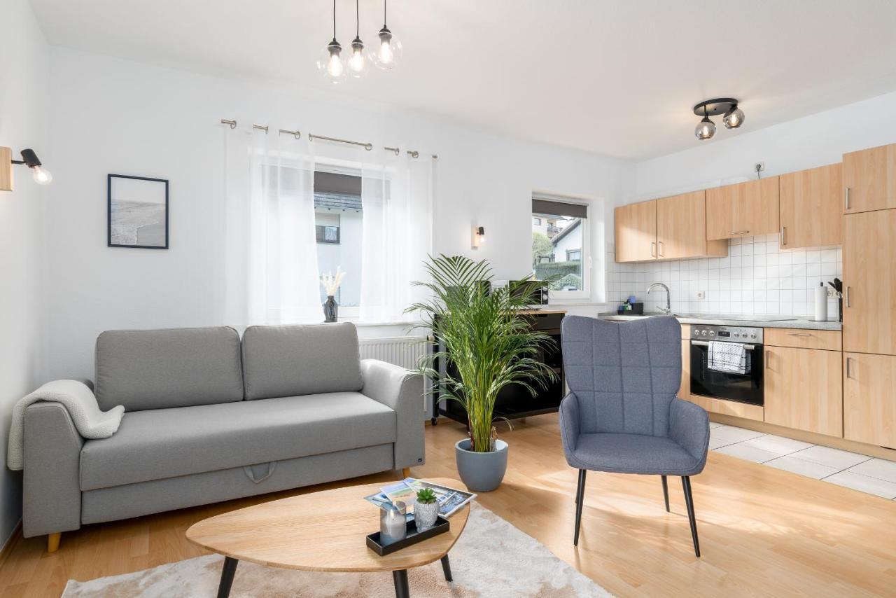 Harmony: Edersee Apartment - Sperrmauer - Lounge Kültér fotó